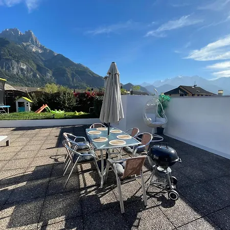 Le Petit Paradis Au Pied Du Monte Blanco,jacuzzi Prive, Rooftop,air De Jeux Sallanches