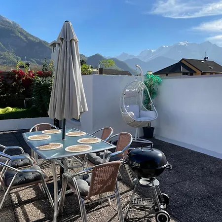 Le Petit Paradis Au Pied Du Monte Blanco,jacuzzi Prive, Rooftop,air De Jeux Sallanches