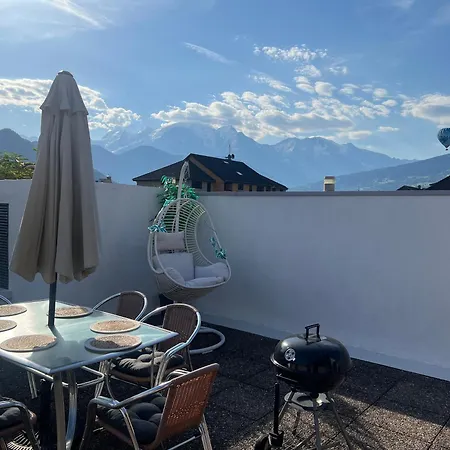 Le Petit Paradis Au Pied Du Monte Blanco,jacuzzi Prive, Rooftop,air De Jeux Apartmán *