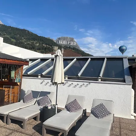 Le Petit Paradis Au Pied Du Monte Blanco,jacuzzi Prive, Rooftop,air De Jeux
