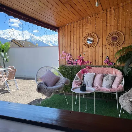 Le Petit Paradis Au Pied Du Monte Blanco,jacuzzi Prive, Rooftop,air De Jeux Sallanches