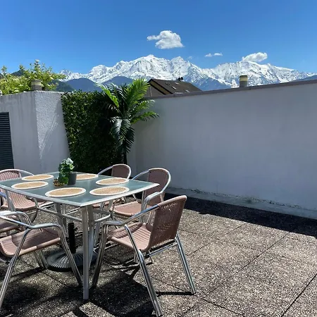 Apartmán Le Petit Paradis Au Pied Du Monte Blanco,jacuzzi Prive, Rooftop,air De Jeux Sallanches